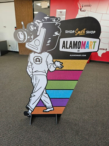 alamo standee