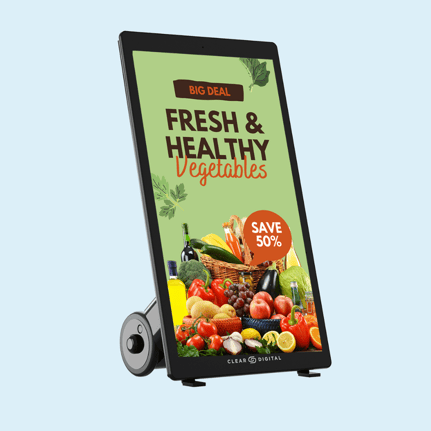 rolling a frame digital signage 1
